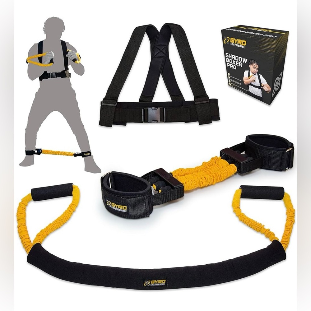 Gyro Fitness Shadow Boxer Pro AND Defy Sports Leather Thai Pad